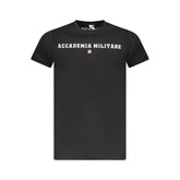 Accademia Militare Black Cotton T-Shirt